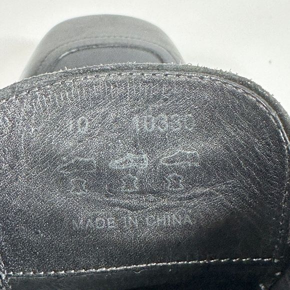 Hugo Boss Shoes Men’s Size 10 Vero Cuoio Oxford Black Leather Dress - Picture 11 of 16